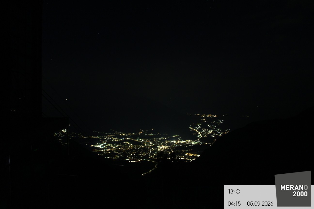 Archiv Foto Webcam Blick auf Meran