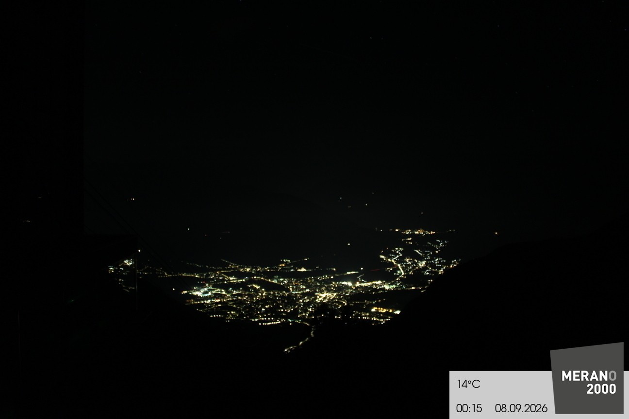 Archiv Foto Webcam Blick auf Meran