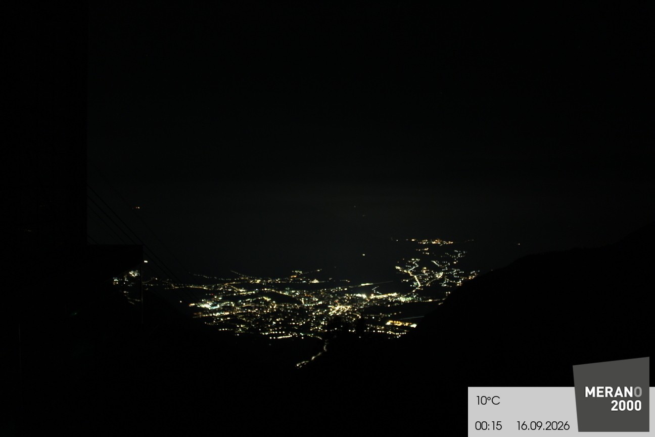 Archiv Foto Webcam Blick auf Meran