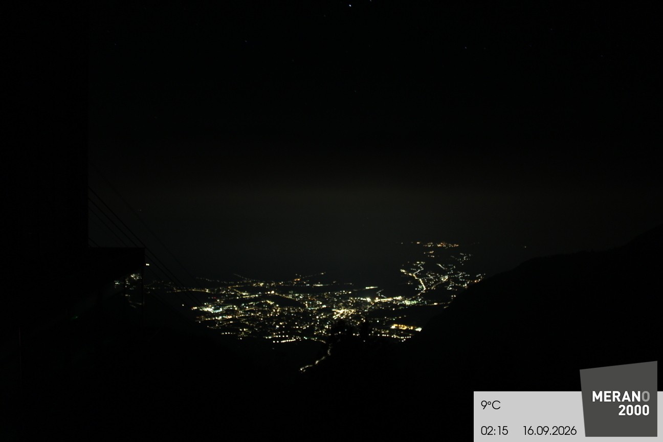 Archiv Foto Webcam Blick auf Meran