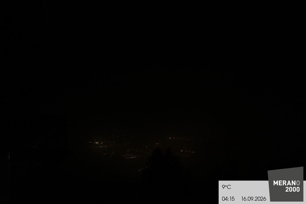 Archiv Foto Webcam Blick auf Meran