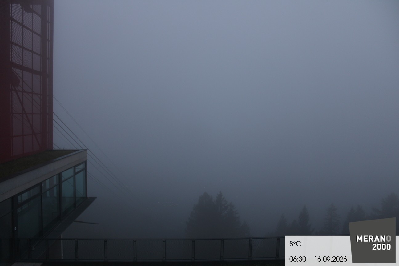 Archiv Foto Webcam Blick auf Meran