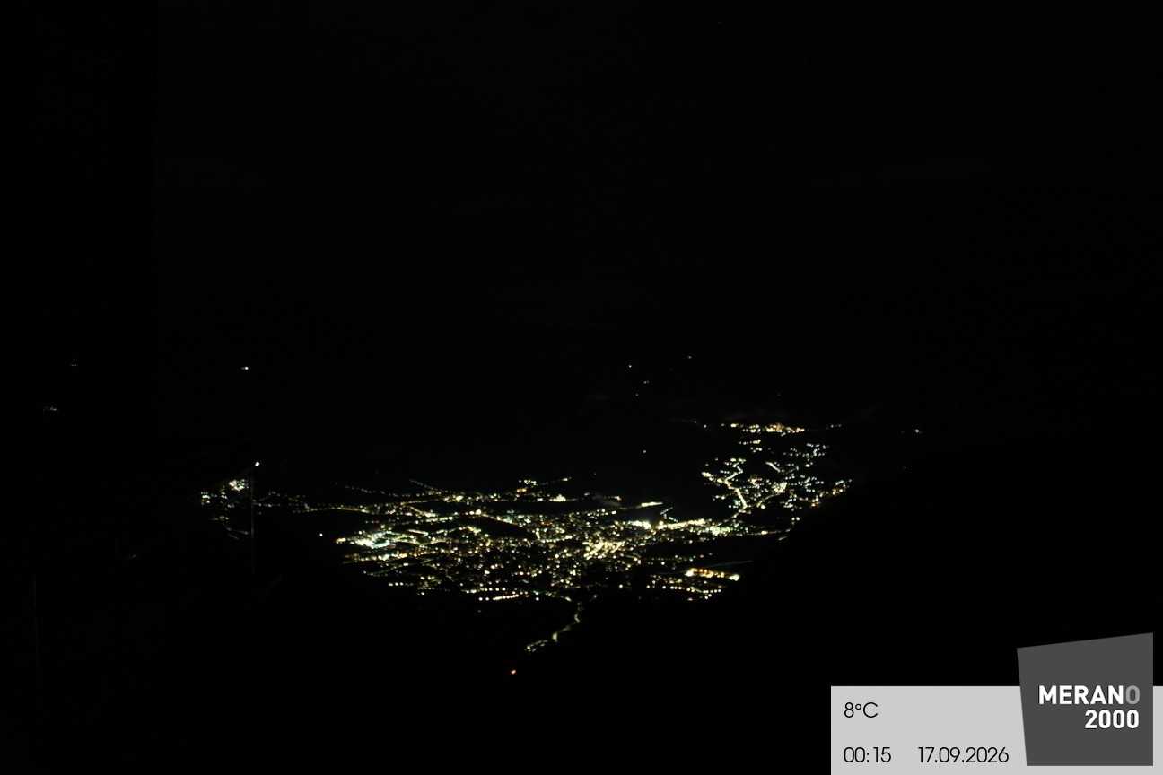 Archiv Foto Webcam Blick auf Meran