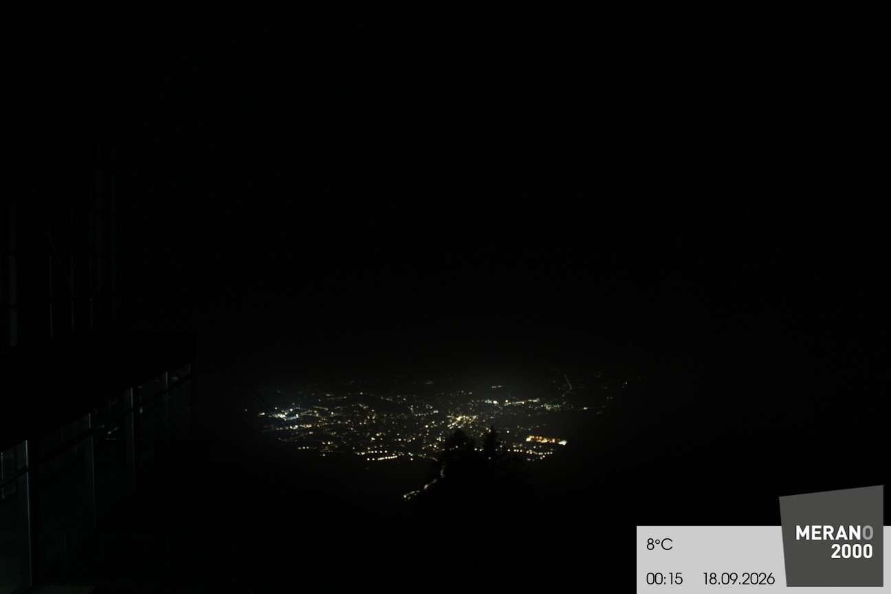 Archiv Foto Webcam Blick auf Meran