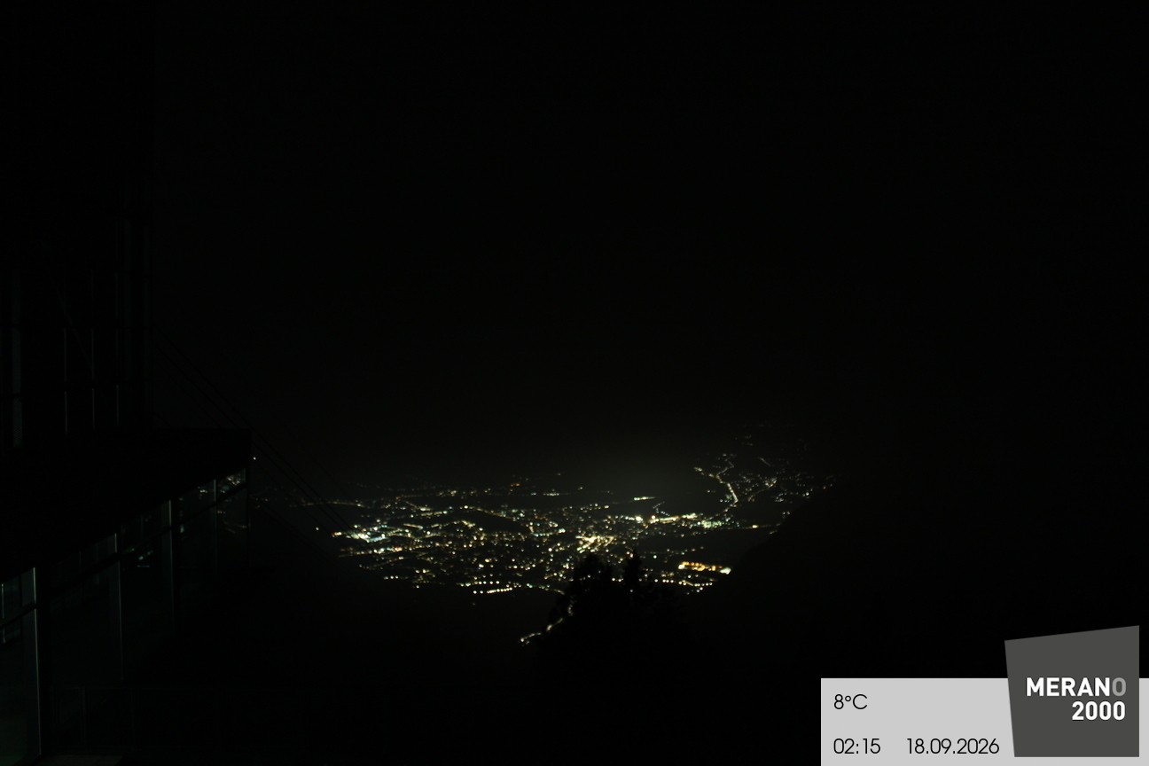 Archiv Foto Webcam Blick auf Meran