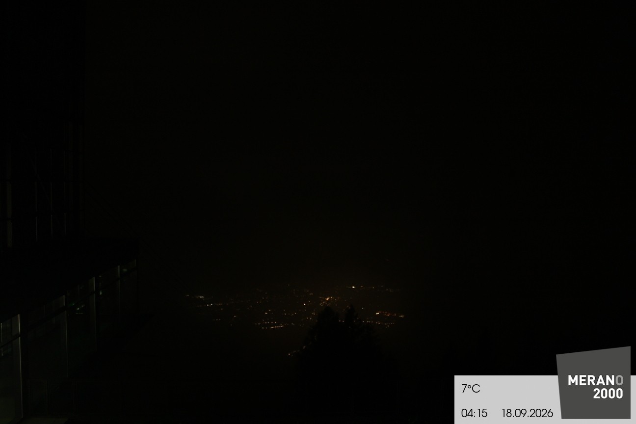 Archiv Foto Webcam Blick auf Meran
