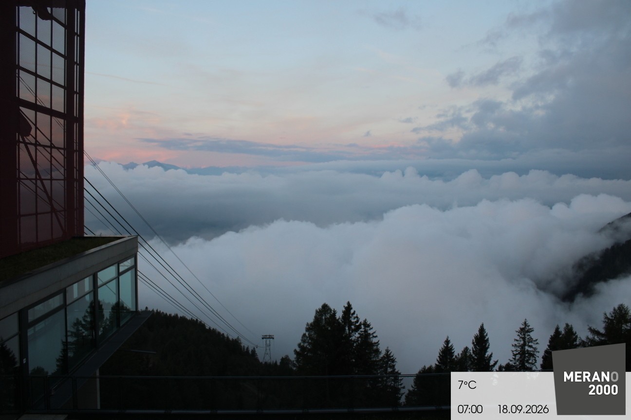 Archiv Foto Webcam Blick auf Meran