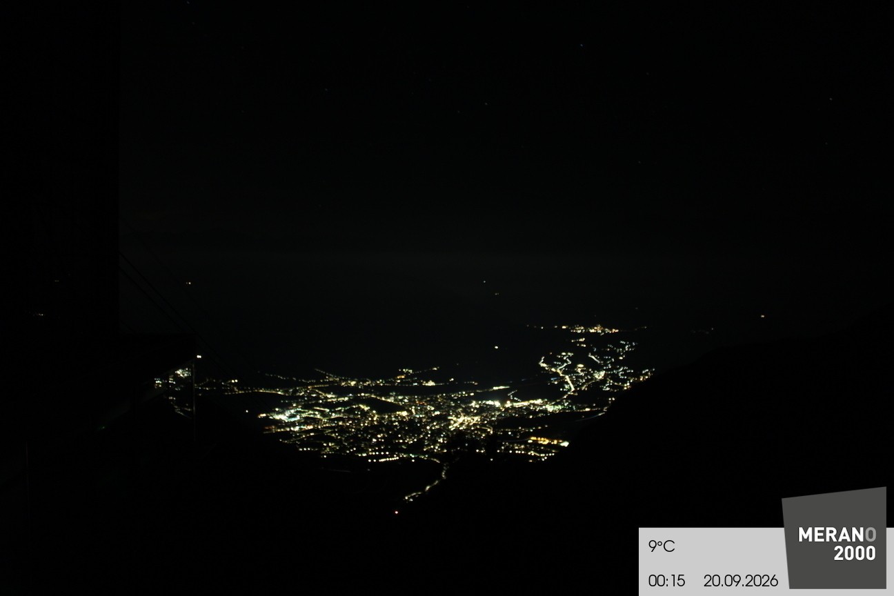Archiv Foto Webcam Blick auf Meran
