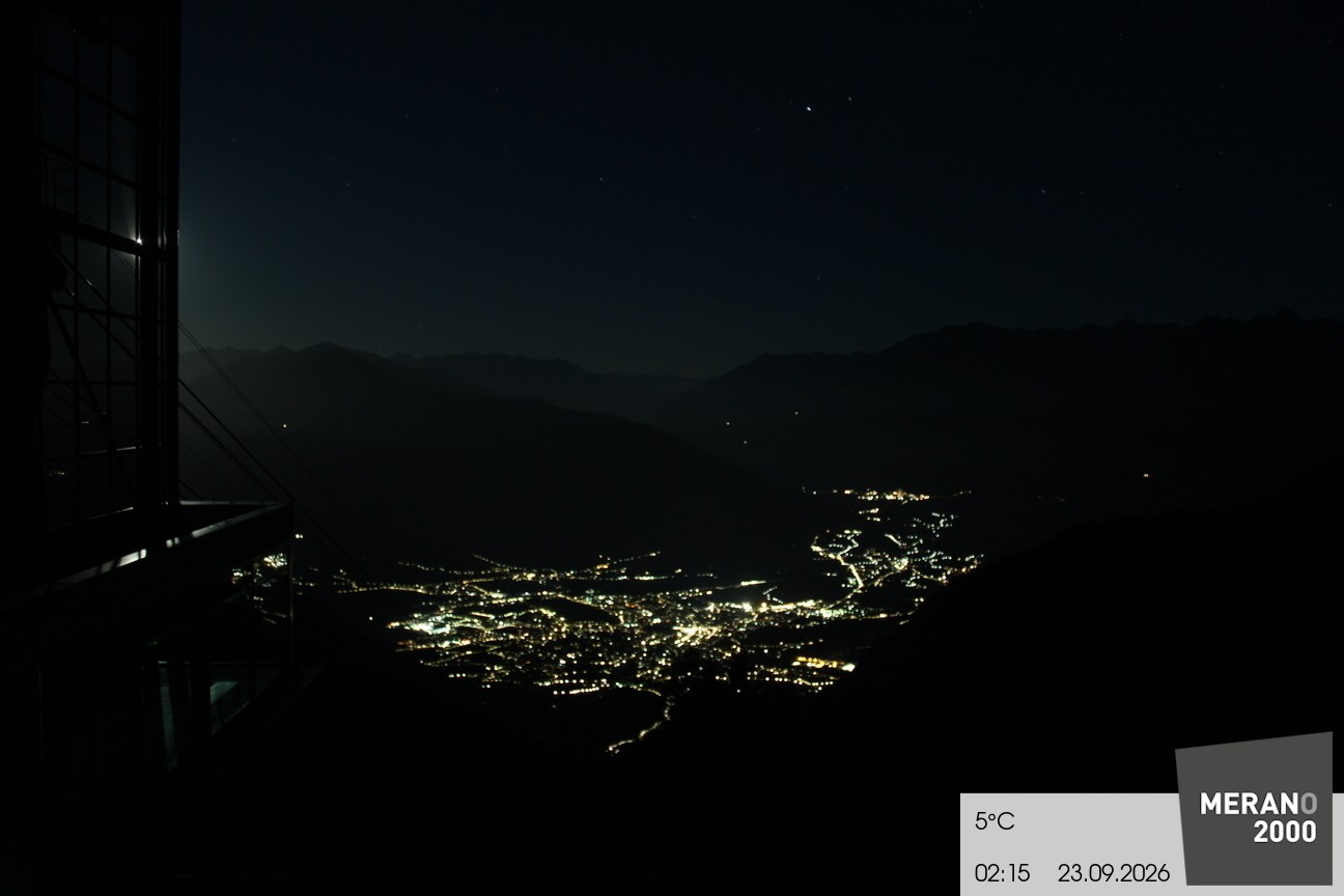 Archiv Foto Webcam Blick auf Meran
