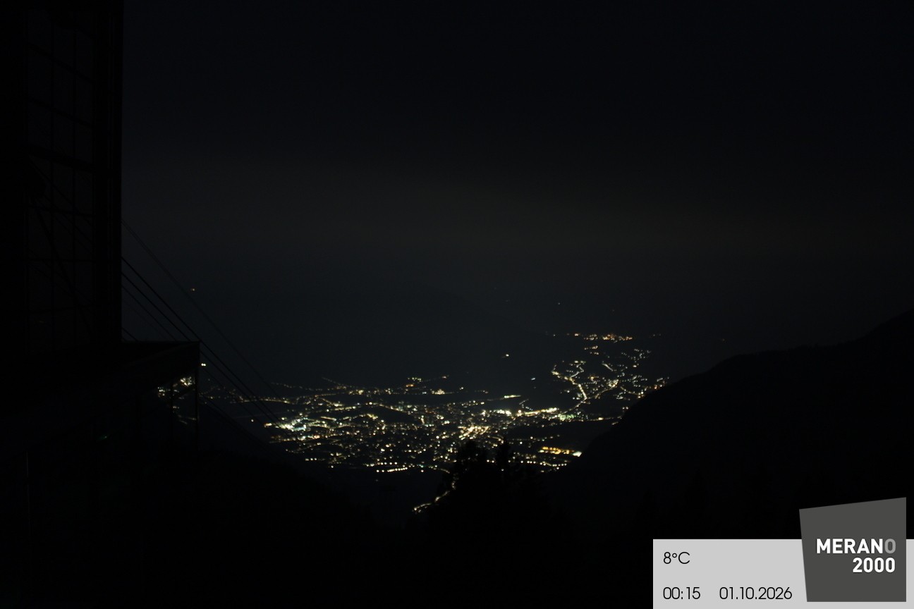 Archiv Foto Webcam Blick auf Meran