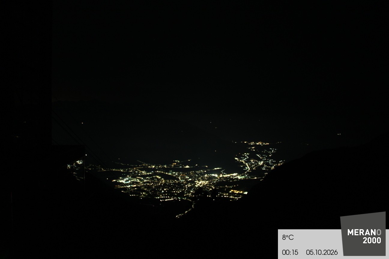 Archiv Foto Webcam Blick auf Meran