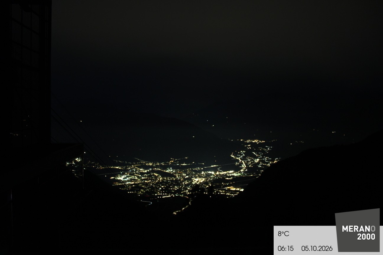 Archiv Foto Webcam Blick auf Meran