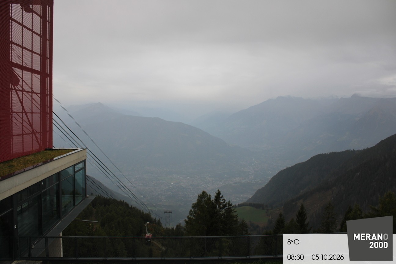 Archiv Foto Webcam Blick auf Meran