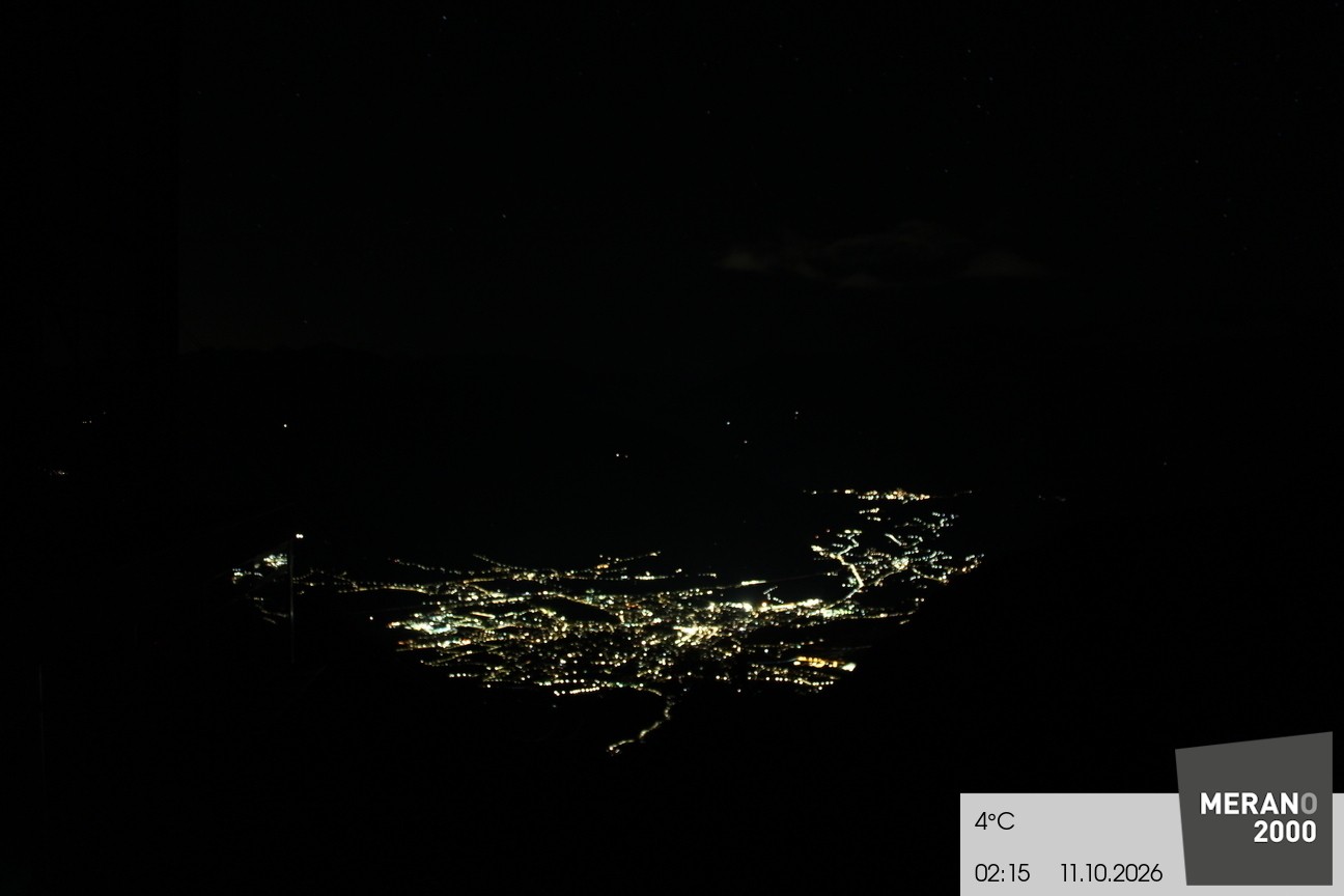 Archiv Foto Webcam Blick auf Meran