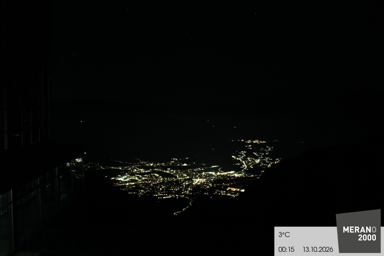 Archiv Foto Webcam Blick auf Meran
