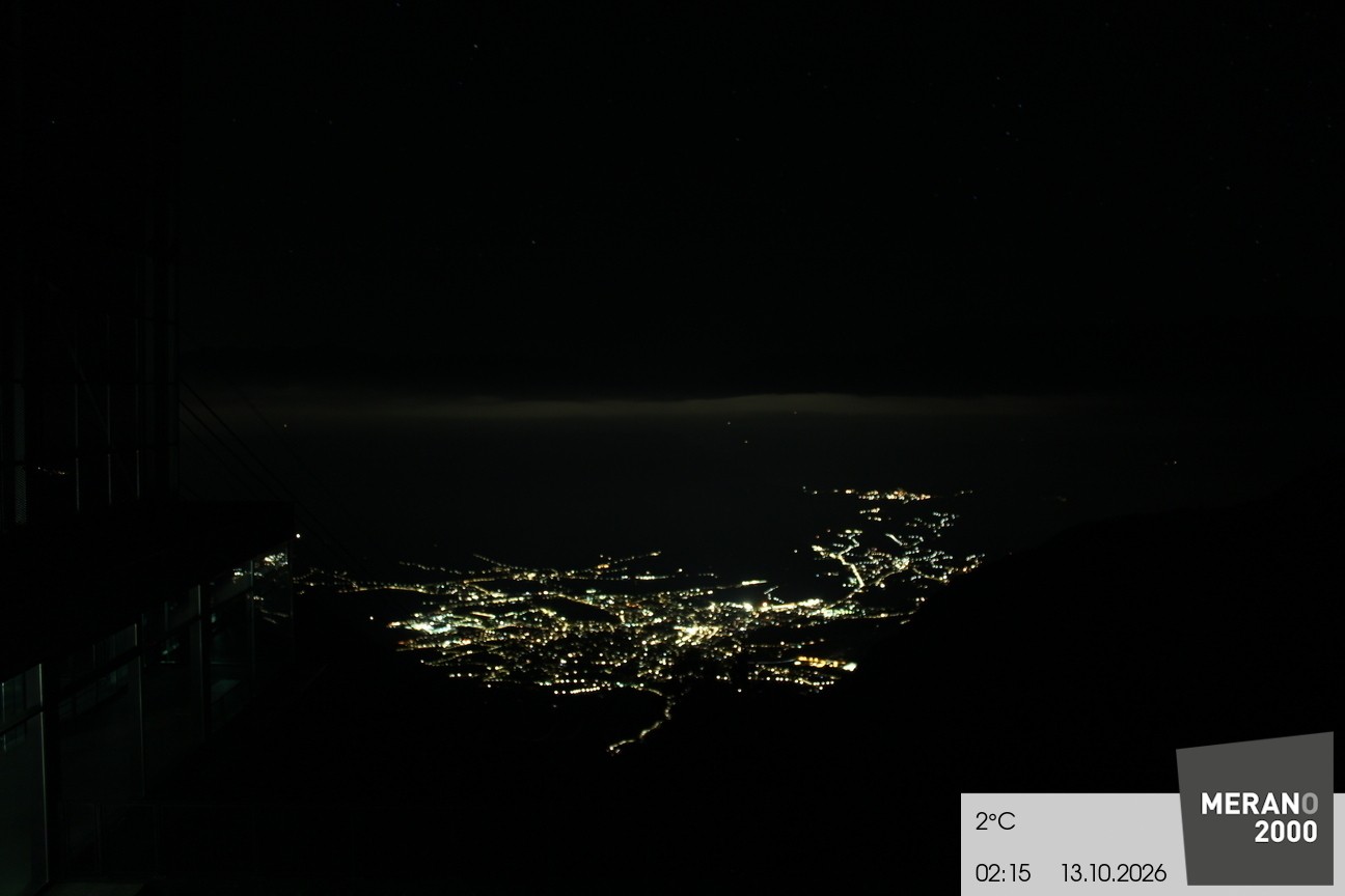Archiv Foto Webcam Blick auf Meran