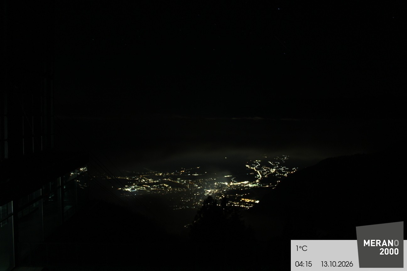 Archiv Foto Webcam Blick auf Meran