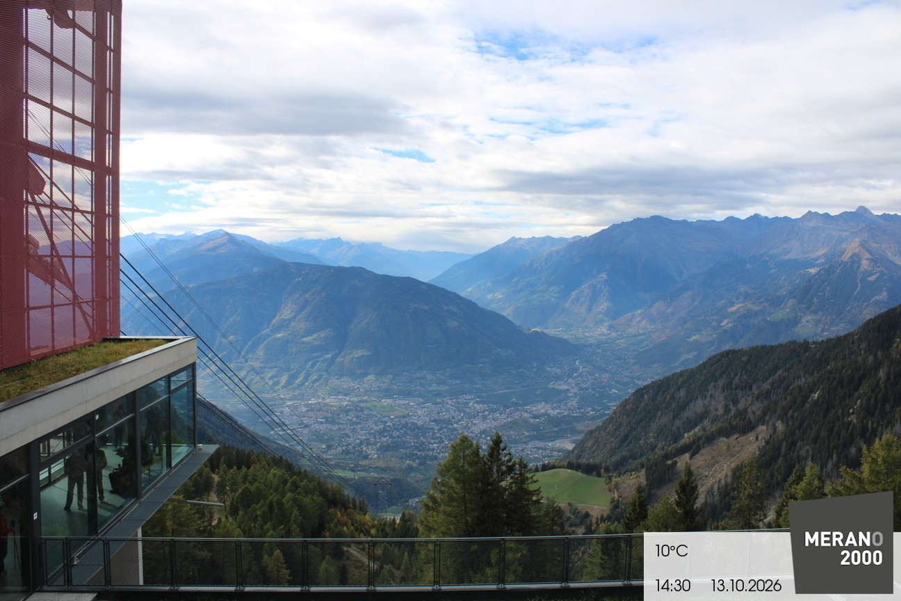 Archiv Foto Webcam Blick auf Meran