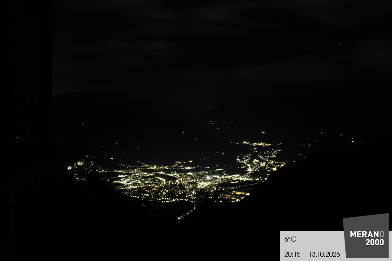 Archiv Foto Webcam Blick auf Meran
