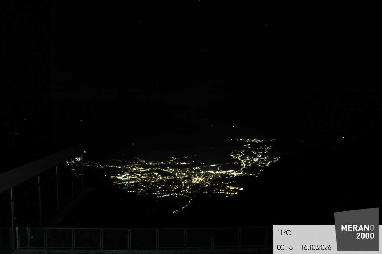 Archiv Foto Webcam Blick auf Meran