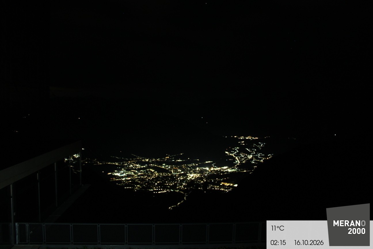 Archiv Foto Webcam Blick auf Meran