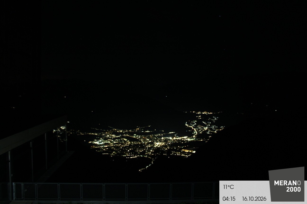 Archiv Foto Webcam Blick auf Meran