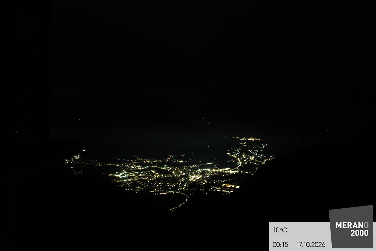 Archiv Foto Webcam Blick auf Meran