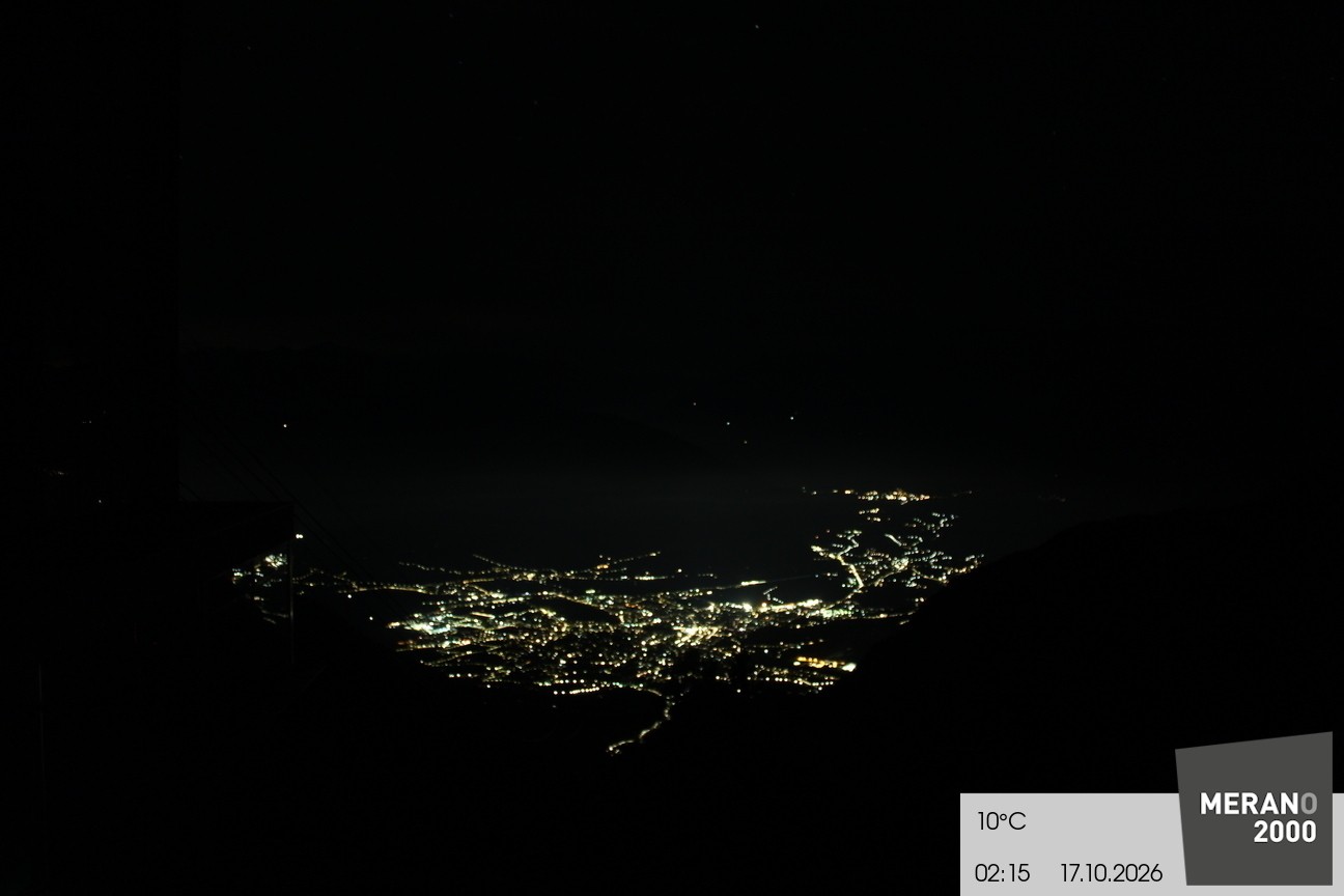 Archiv Foto Webcam Blick auf Meran