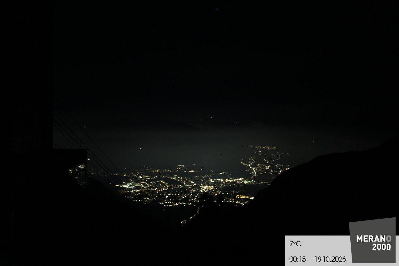 Archiv Foto Webcam Blick auf Meran