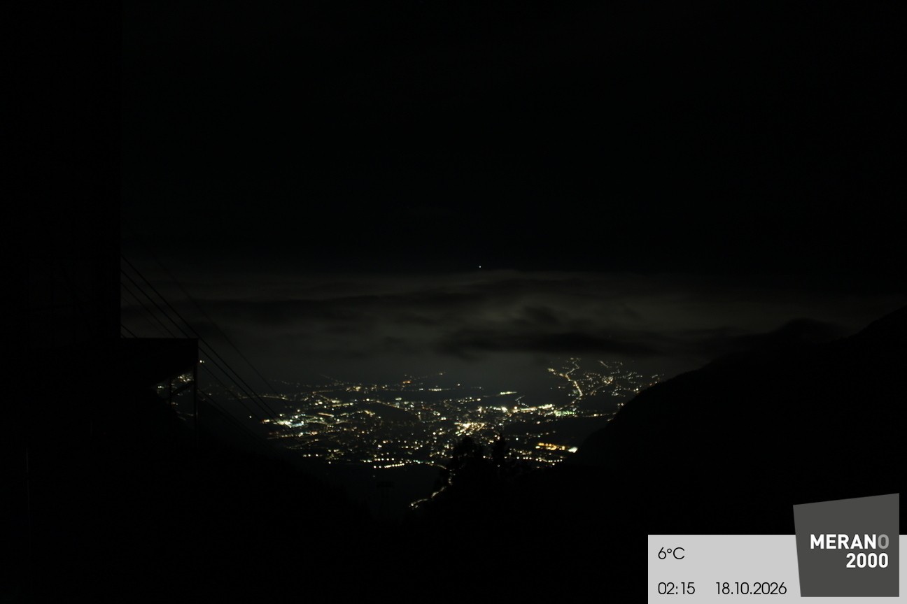 Archiv Foto Webcam Blick auf Meran