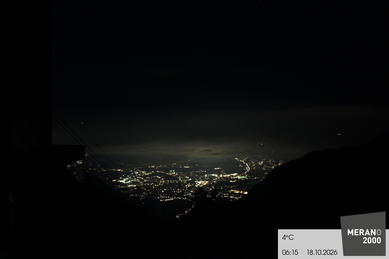 Archiv Foto Webcam Blick auf Meran
