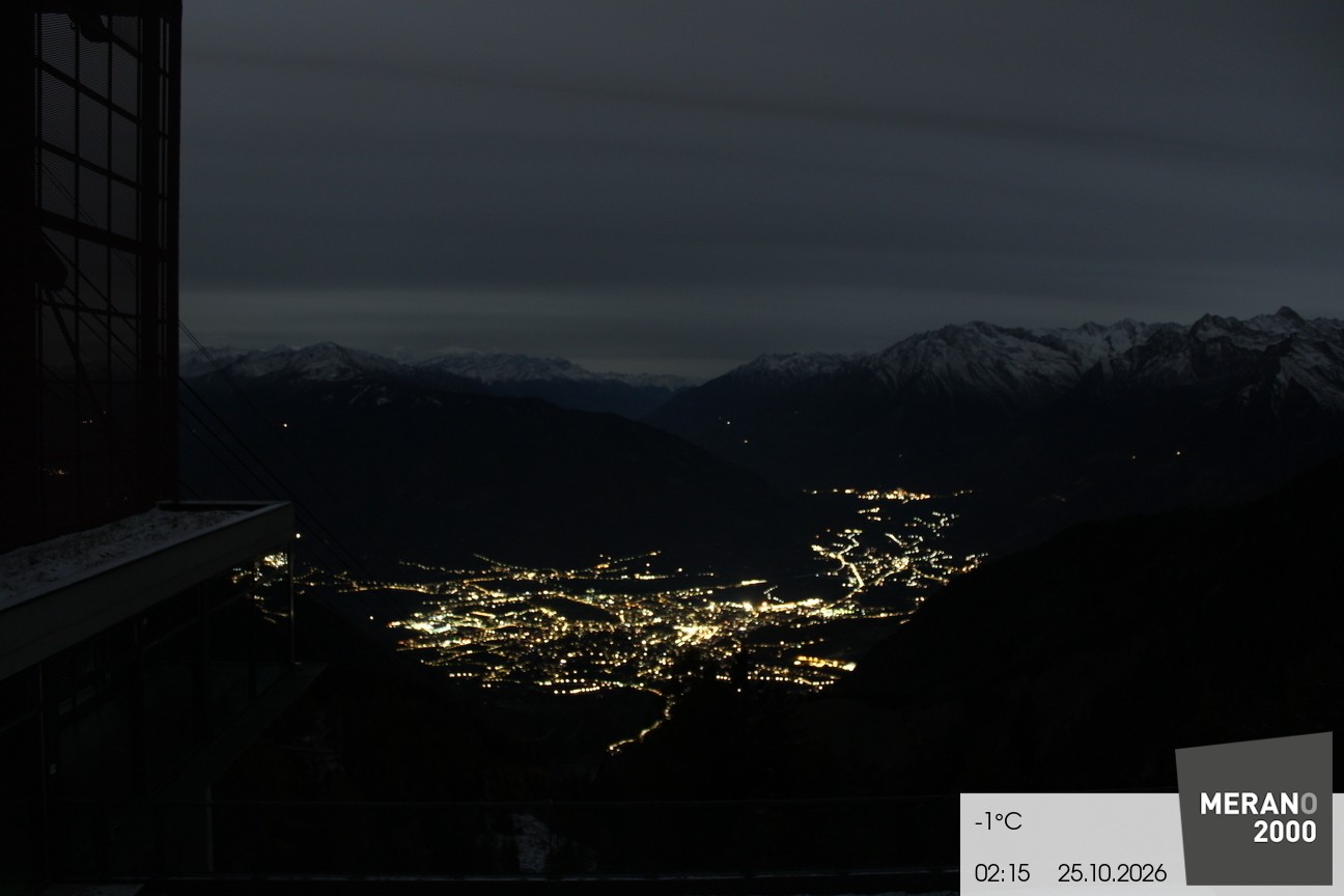 Archiv Foto Webcam Blick auf Meran