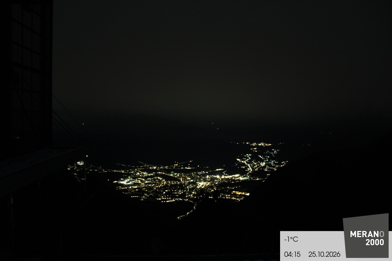 Archiv Foto Webcam Blick auf Meran
