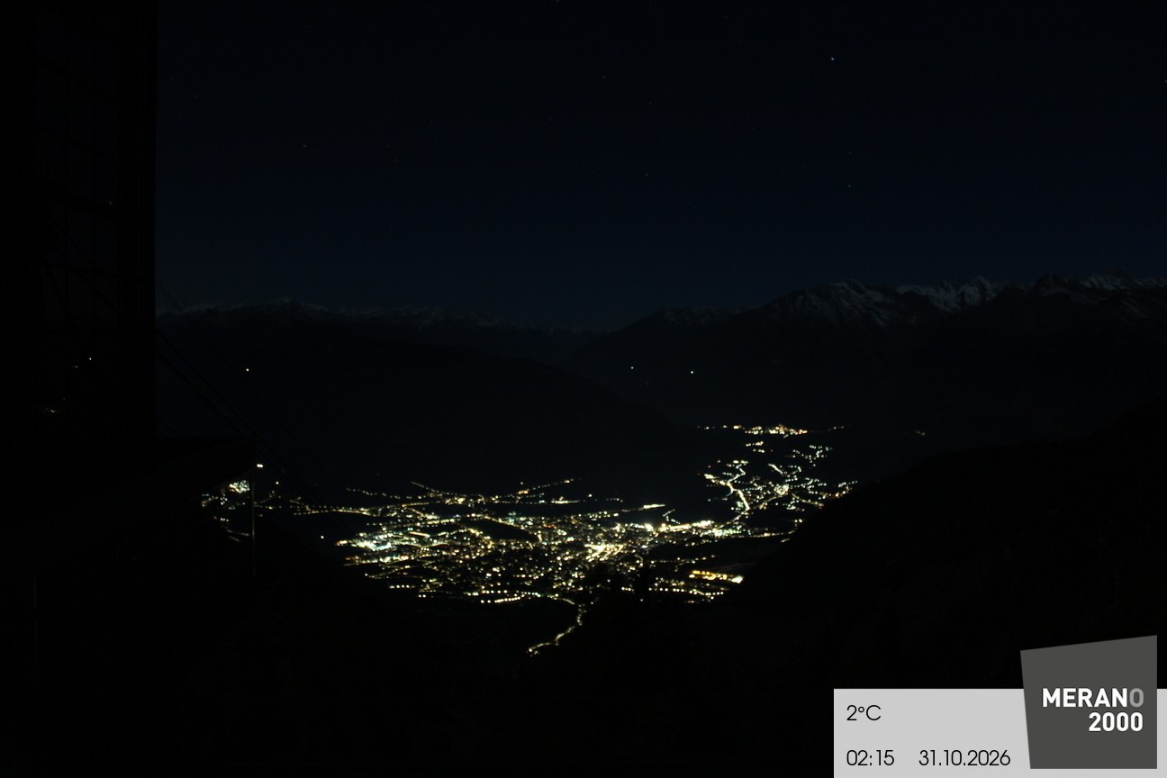 Archiv Foto Webcam Blick auf Meran