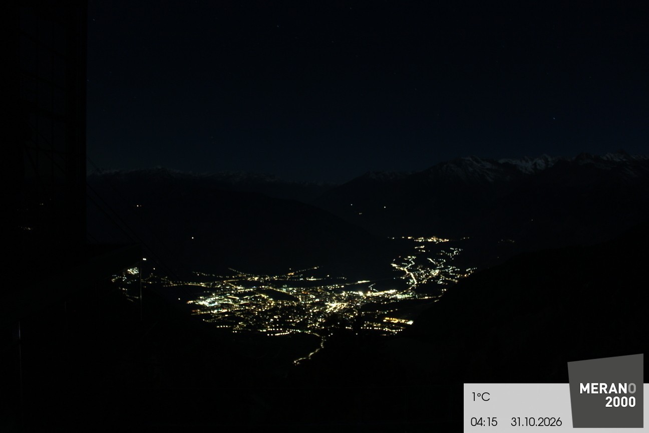 Archiv Foto Webcam Blick auf Meran