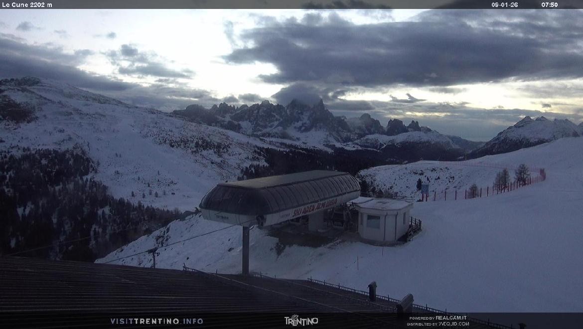 Archiv Foto Webcam Bergstation Le Cune, Trentino