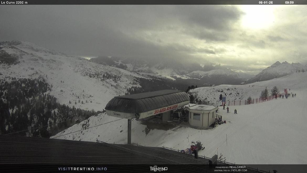Archiv Foto Webcam Bergstation Le Cune, Trentino