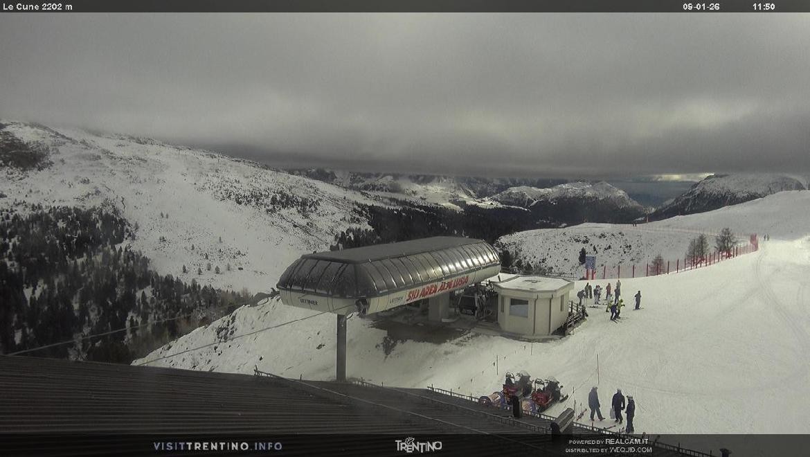 Archiv Foto Webcam Bergstation Le Cune, Trentino