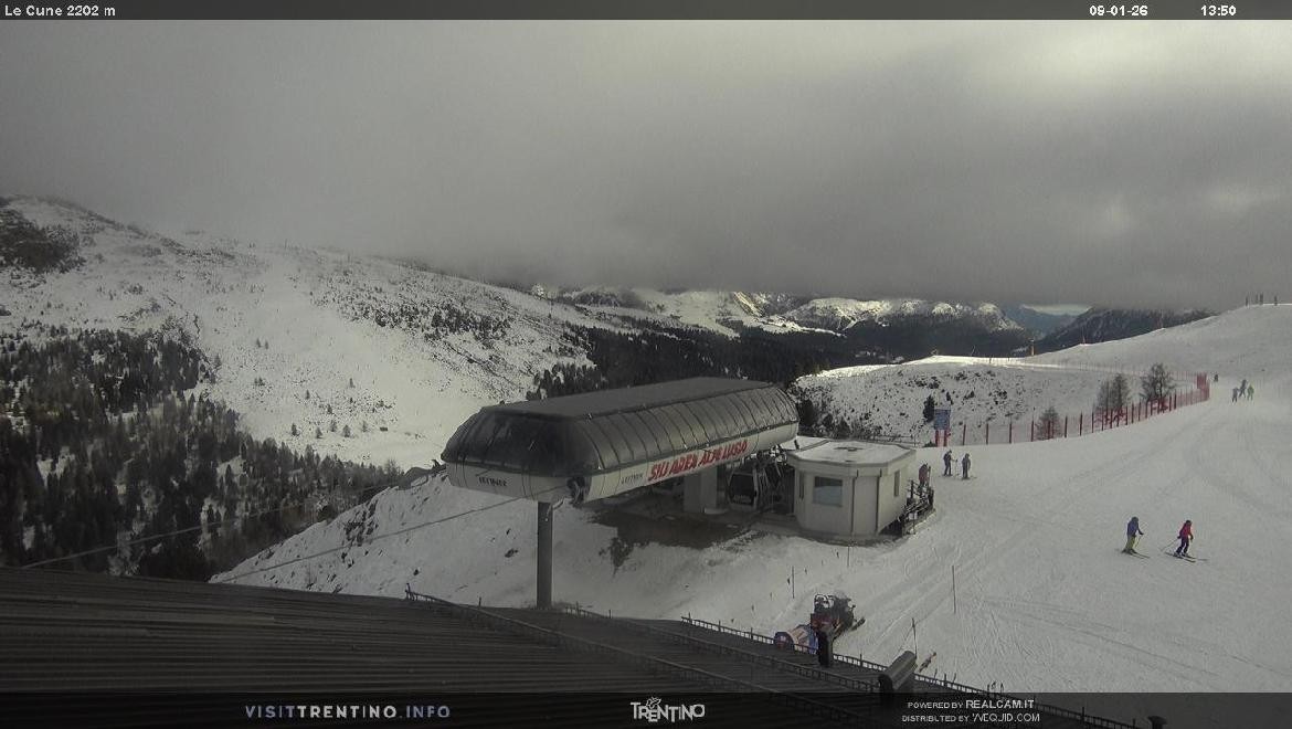 Archiv Foto Webcam Bergstation Le Cune, Trentino