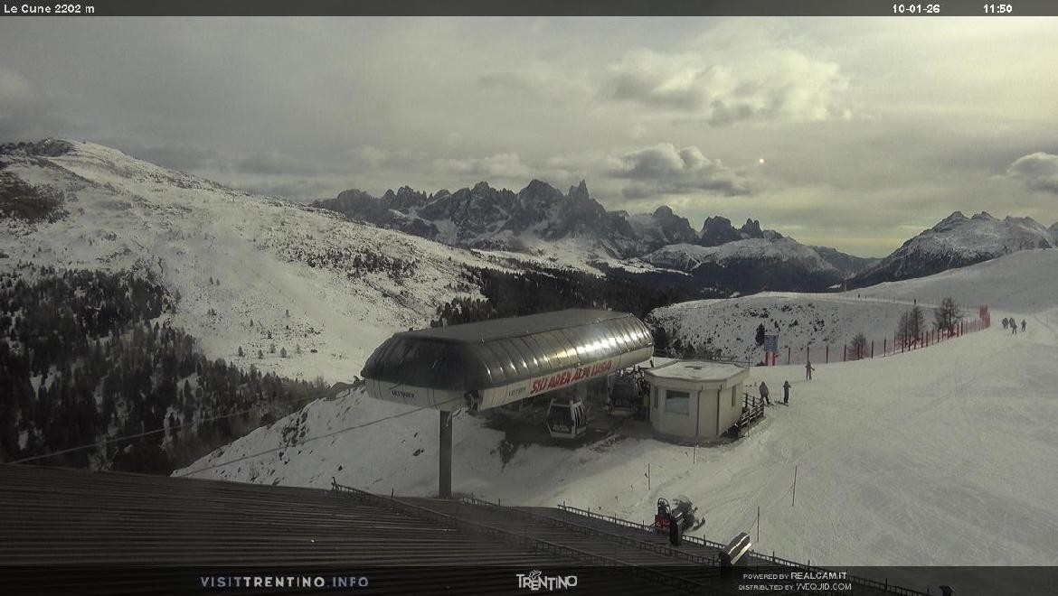 Archiv Foto Webcam Bergstation Le Cune, Trentino