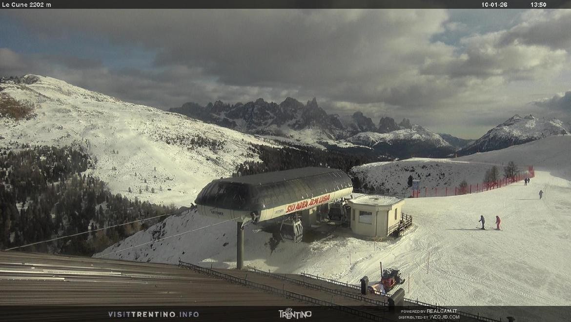 Archiv Foto Webcam Bergstation Le Cune, Trentino