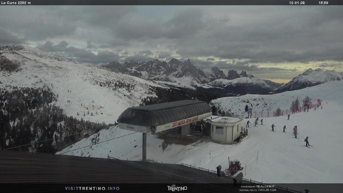 Archiv Foto Webcam Bergstation Le Cune, Trentino