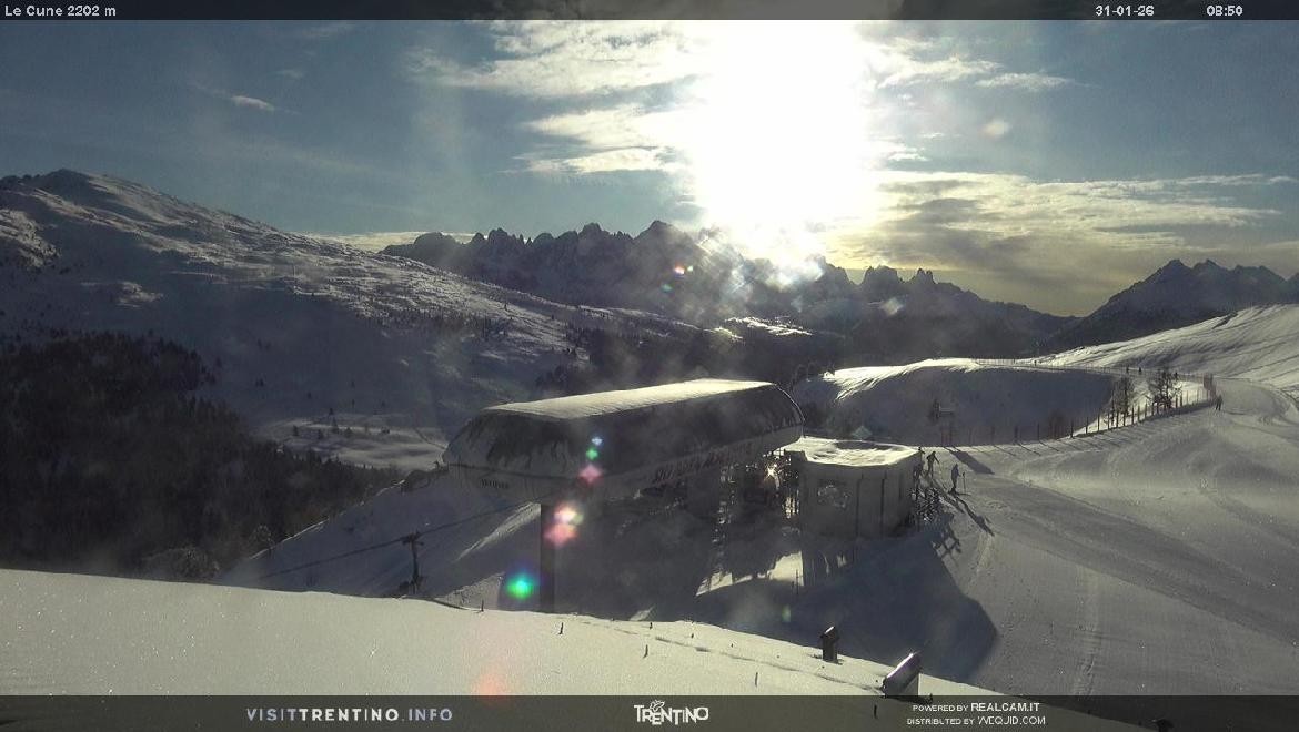 Archiv Foto Webcam Bergstation Le Cune, Trentino