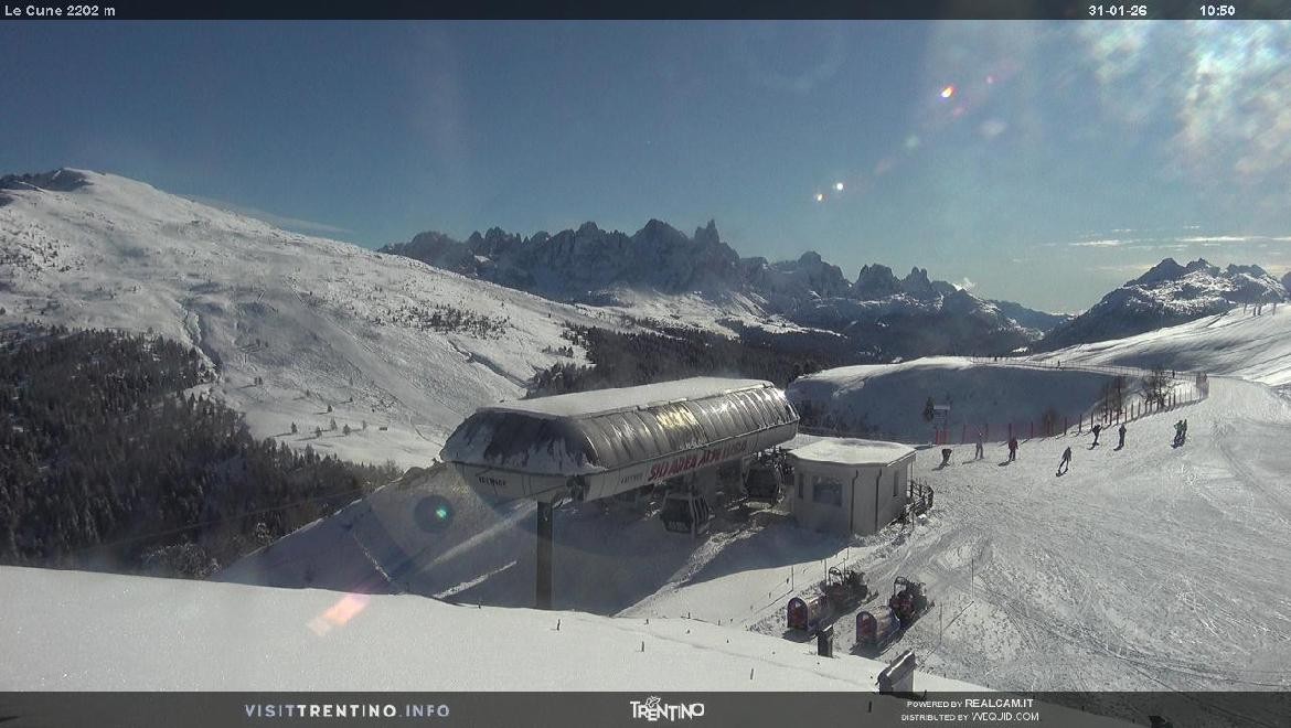 Archiv Foto Webcam Bergstation Le Cune, Trentino