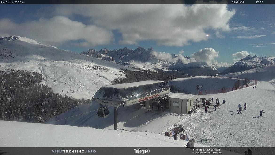 Archiv Foto Webcam Bergstation Le Cune, Trentino