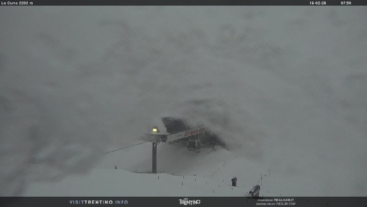 Archiv Foto Webcam Bergstation Le Cune, Trentino