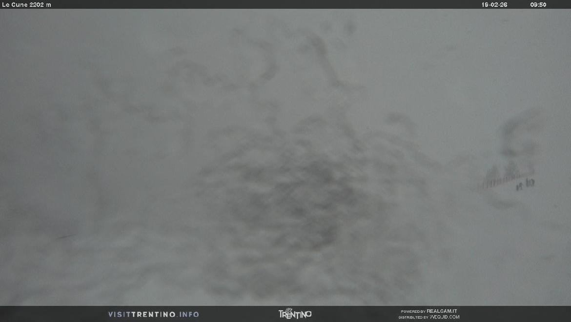 Archiv Foto Webcam Bergstation Le Cune, Trentino