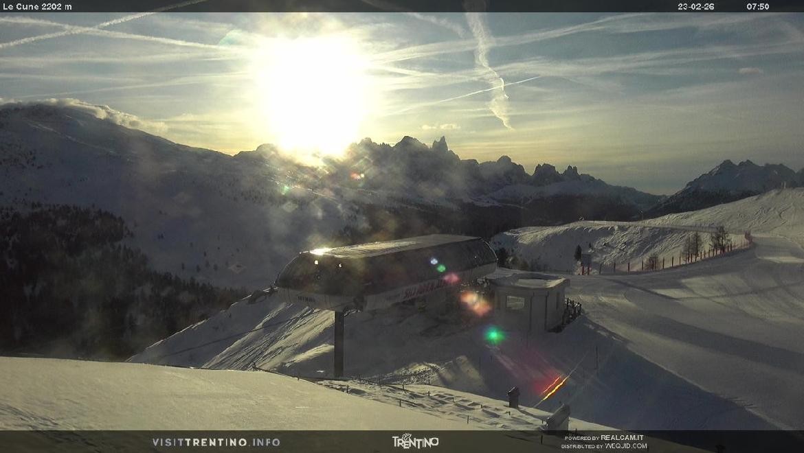 Archiv Foto Webcam Bergstation Le Cune, Trentino