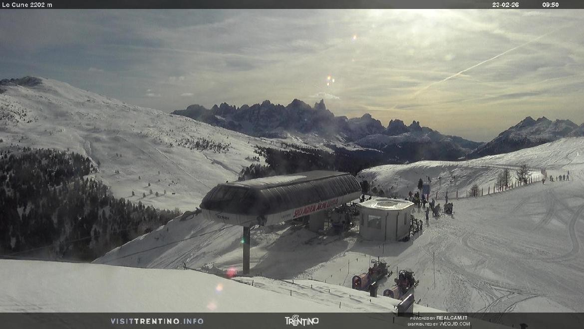 Archiv Foto Webcam Bergstation Le Cune, Trentino