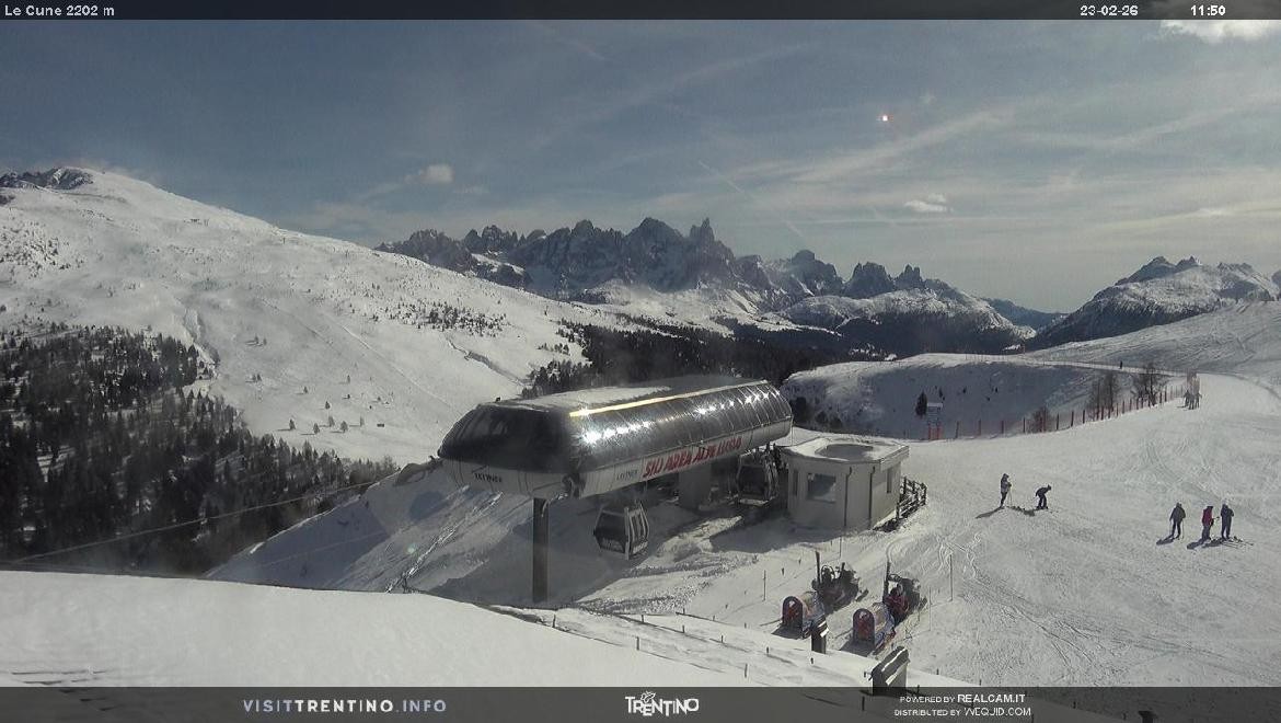 Archiv Foto Webcam Bergstation Le Cune, Trentino